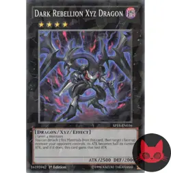 Yugioh Dark Rebellion Xyz Dragon SP15-EN036 Shatterfoil 1st Edition NM - Image 1
