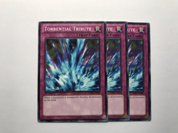 Torrential Tribute (3x) SDRE-EN036 - Common - 1st Edition NM Yugioh - Image 1
