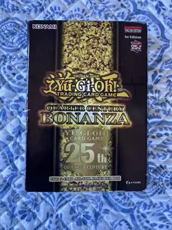 Yugioh Quarter Century BONANZA Booster Box 5 Pack 1st Edition New Open Box - Image 4