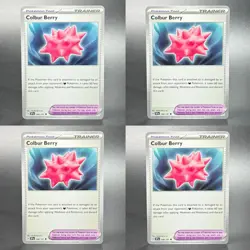 Pokemon Scarlet & Violet: Surging Sparks #168/191 Colbur Berry Lot of 4 - Image 1