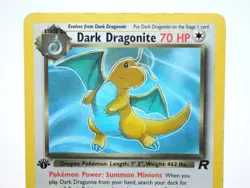 Dark Dragonite 22/82 Regular 1st Edition Team Rocket - Pokemon Card TCG (MP) - Image 2