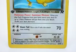 Dark Dragonite 22/82 Regular 1st Edition Team Rocket - Pokemon Card TCG (MP) - Image 3