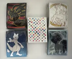 Pokemon TCG Card Sleeves Lot of 5 Packs - Image 1