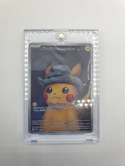 Pokemon x Van Gogh Museum: Pikachu with Grey Felt Hat Promo Card 2023 - Image 1