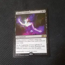 Magic Gathering MTG - 1 x Liliana's Contract - M19 - NM - Image 1