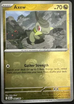 Axew 68/106 Holo Reverse Rare Black Bolt Pokemon Card NM - Image 5