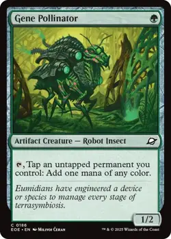 NM Foil Gene Pollinator, MTG, Edge of Eternities, Magic the Gathering, 186 - Image 1
