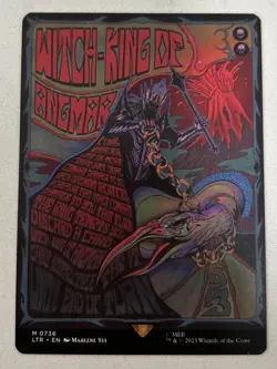 MTG - LTR - Witch-King of Angmar - Showcase Poster Non-Foil - M 0736 NM - Image 1