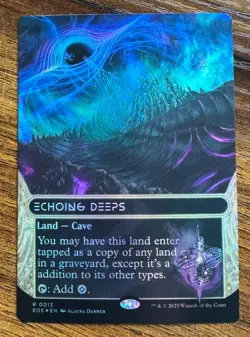 Echoing Deeps #13 · Edge of Eternities: Stellar Sights · Borderless · Foil - Image 1