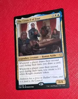 MTG Battle for Baldur's Gate Rare THE COUNCIL OF FOUR NM - Image 1