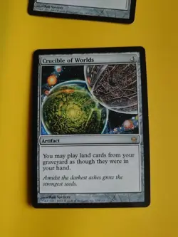 Crucible of Worlds. Fifth Dawn. Artifact Fifth Dawn. Magic the Gathering Card - Image 1