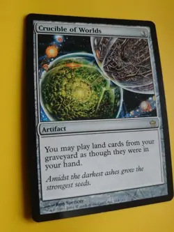 Crucible of Worlds. Fifth Dawn. Artifact Fifth Dawn. Magic the Gathering Card - Image 3