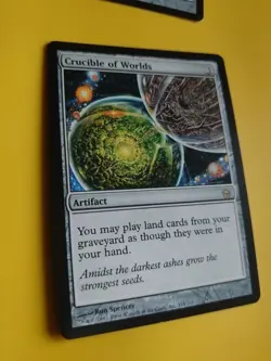 Crucible of Worlds. Fifth Dawn. Artifact Fifth Dawn. Magic the Gathering Card - Image 4
