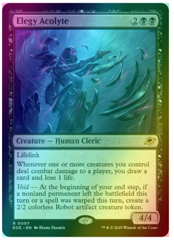 Elegy Acolyte - Foil Edge of Eternities - Image 1
