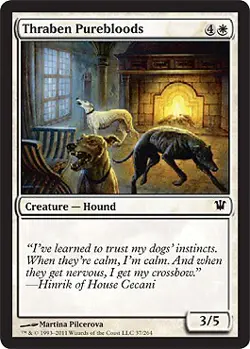MTG - Thraben Purebloods - Foil Innistrad - Image 1