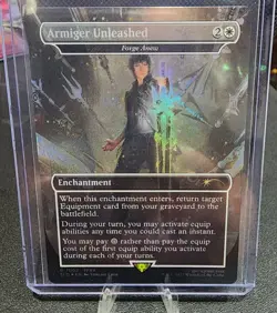 Armiger Unleashed FOIL MTG Final Fantasy Secret Lair Weapons - Image 1