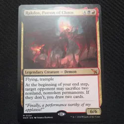 Rakdos, Patron Of Chaos - Murders at Karlov Manor Excellent Magic MTG - Image 1