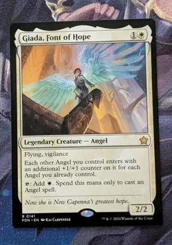 MTG Foundations Rare GIADA, FONT OF HOPE NM - Image 1