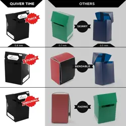 Ultimate Commander Deck Box Set - 100+ Card Storage in 5 Vibrant Colors - Image 4