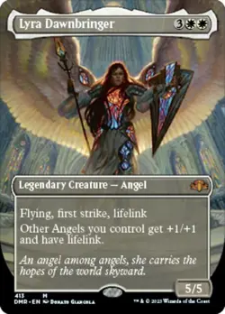 MTG - Lyra Dawnbringer - Foil - Borderless, Dominaria Remastered - Image 1