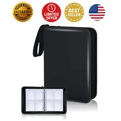Versatile 4 Pocket Trading Card Binder - Store Your Cards Securely and Stylishly - Image 1