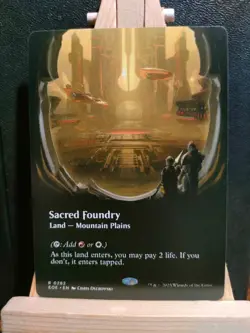 Sacred Foundry (Borderless) - Edge of Eternities - Rare - NM (See pics) MTG - Image 1