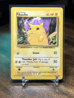 Pokemon Card Lot - Pikachu- Base Set/Gym Heroes/Jungle - Lp - Image 2