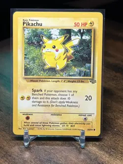 Pokemon Card Lot - Pikachu- Base Set/Gym Heroes/Jungle - Lp - Image 4