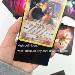 60PCS 66x91mm Matte Card Sleeves Trading Card Protector for TCG, MTG, YGO UK - Image 4