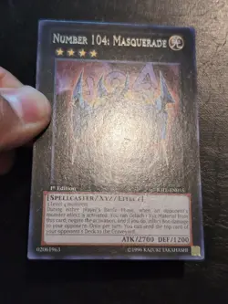 Yu-Gi-Oh!RARE CARD NUMBER 104 MASQUERADE JOTL-EN055 1ST NM/VLP - Image 2