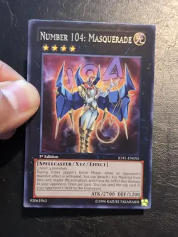 Yu-Gi-Oh!RARE CARD NUMBER 104 MASQUERADE JOTL-EN055 1ST NM/VLP - Image 3