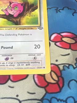 Pokemon Card Jigglypuff Jungle 1st Edition Common 54/64 Lp+ - Image 5