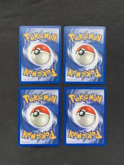 Magnemite, Voltorb, Meowth, Rattata Team Rocket Pokemon Cards, first editions - Image 2