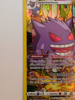 Gengar - TG06/TG30 - Pokemon Lost Origins Trainer Gallery Holo Rare Card - DMG - Image 3