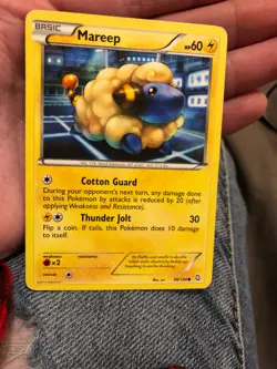 Mareep 38/114 Pokemon Trading Card Game TCG Steam Siege 2016 LP - Image 1