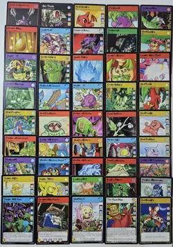 Vintage 2003-2004 Neopets TCG 48 Card Lot W/ 3 Code Cards, 1 Promo No Duplicates - Image 1