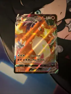 Pokemon TCG Charizard VMAX Darkness Ablaze Holo Ultra Rare Card 020/189 - Image 1