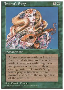 MTG TITANIA's SONG - CANZONE DI TITANIA - 4TH - MAGIC - Image 1