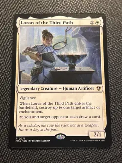 LORAN OF THE THIRD PATH - MTG - NON FOIL - MKC - COMMANDER - BLAME GAME - NM - Image 1