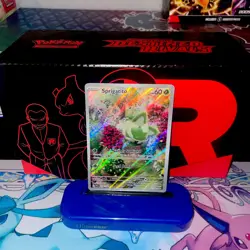 Pokemon TCG Sprigatito Holo Illustration Rare Card 196/193 Sv02: Paldea Evolved - Image 1