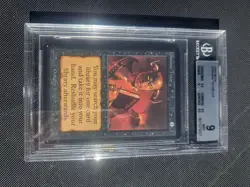 MTG Magic the Gathering Beta Demonic Tutor Graded BGS 9 - Image 1
