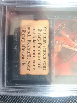 MTG Magic the Gathering Beta Demonic Tutor Graded BGS 9 - Image 4