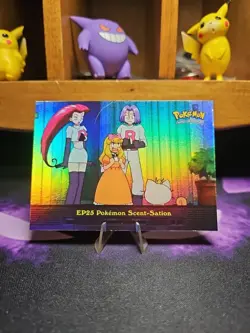 EP25 Pokemon Scent-Sation Rainbow Holo 2000 Topps Pokemon TV Animation Series 2 - Image 1
