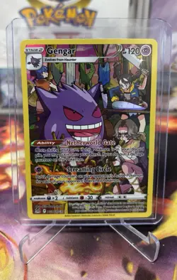 Gengar TG06/TG30 Full Art Trainer Gallery Lost Origin Holo Rare Pokemon NM/M - Image 1