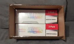 2x Pokemon TCG Prismatic Evolutions ETB with Booster Bundle Costco 2-Pack Sealed - Image 5