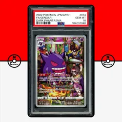 Pokemon PSA 10 Gengar 074/071 CHR SWSH Dark Phantasma s10a Japanese - Image 1