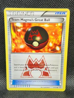 Pokemon Team Magma’s Great Ball XY Double Crisis 31/34 LP Condition - Image 5