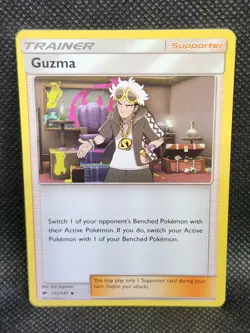 Pokemon Guzma Burning Shadows 115/147 Excellent Condition - Image 3