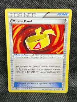 Pokemon Muscle Band XY Base Set 121/146 LP Condition - Image 3