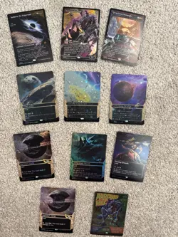 MTG - Edge Of Eternities - Lot of 11 GALAXY Foil - Borderless Showcases - Image 1